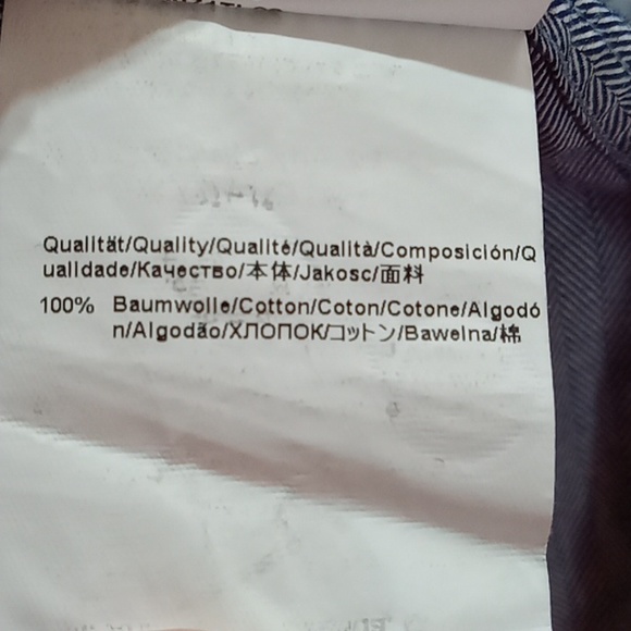 HUGO BOSS MENS 42 / 17 Shirt Top PREOWNED Used Long Sleeve GRAY Work - Picture 8 of 8